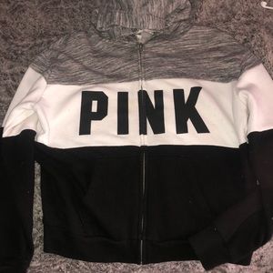 VS PINK zip up hoodie .